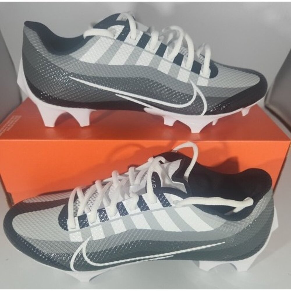 Nike Vapor Edge Speed 360 sz 9 Black White Smoke Grey Football Cleats DQ5110-001